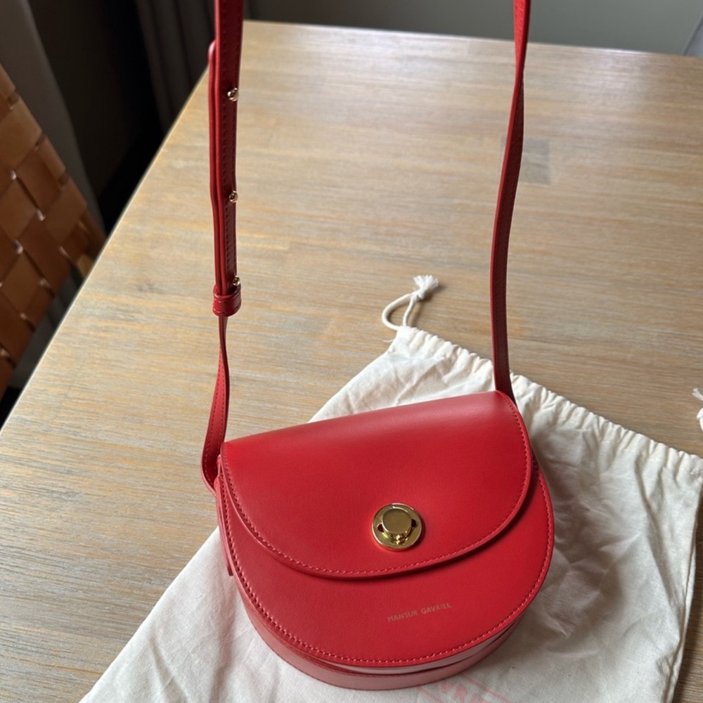 Mansur Gavriel Mini Saddle Bag